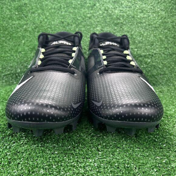 Nike 2024 Alpha Menace 4 Pro Mens 14 Football Cleats Black/Smoke Grey FD7037-001 - Picture 6 of 17